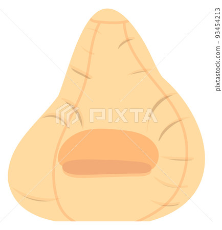 Lazy soft chair icon. Comfortable round seat 93454213