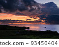 傍晚天空中的萬座毛 傍晚天空中的萬座毛 93456404