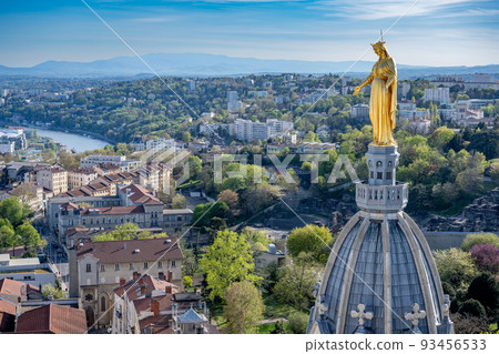 View of Lyon from the top 93456533