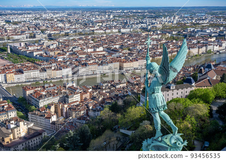 View of Lyon from the top 93456535