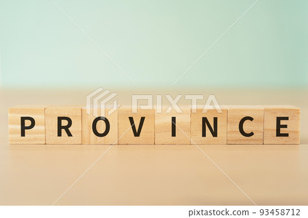 Images of states, provinces and territories | Blocks with the word "PROVINCE" 93458712