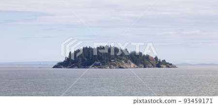 Passage Island in Howe Sound near West Vancouver, British Columbia, Canada. Passage Island in Howe Sound near West Vancouver, British Columbia, Canada. 93459171
