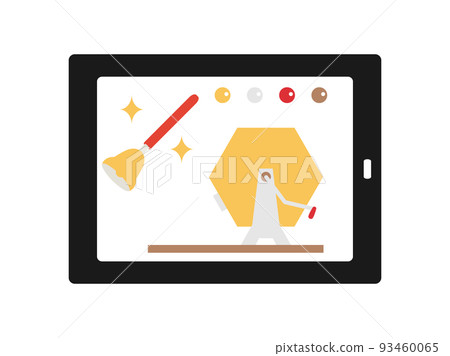 Illustrations inspired by online and digital lotteries and lotteries Illustrations inspired by online and digital lotteries and lotteries 93460065
