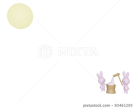 月亮視圖兔子 93461205