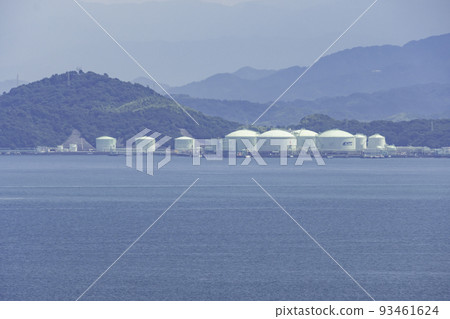 廣島縣吳市御手井並方石油碼頭大崎下島Akinada Tobishima Kaido 93461624