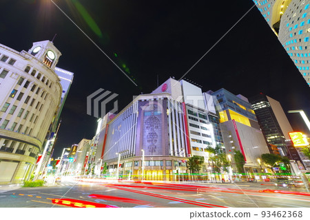 銀座四丁目夜景 銀座四丁目夜景 93462368