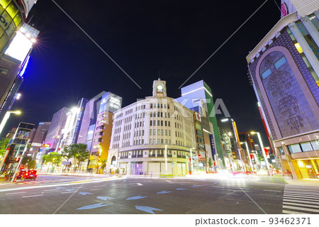 銀座四丁目夜景 銀座四丁目夜景 93462371