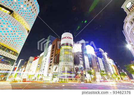 銀座四丁目夜景 銀座四丁目夜景 93462376