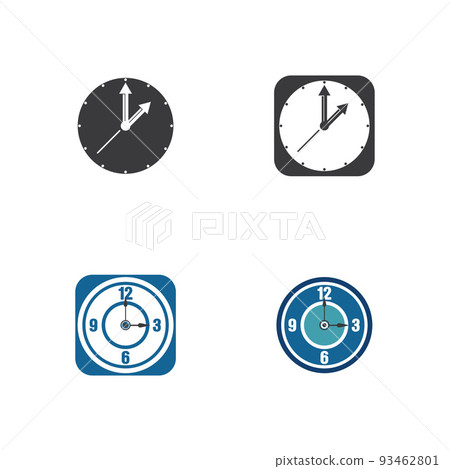 24 hour time  icon vector illustration design 93462801