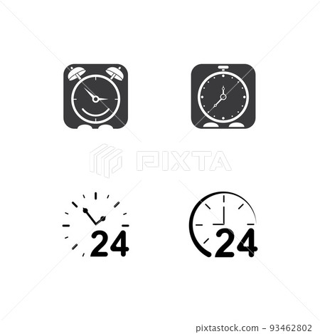 24 hour time icon vector illustration design 24 hour time icon vector illustration design 93462802