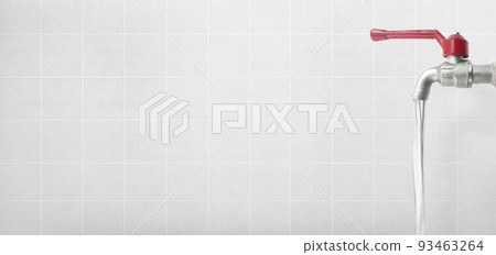 Using water from a faucet in bathroom 93463264