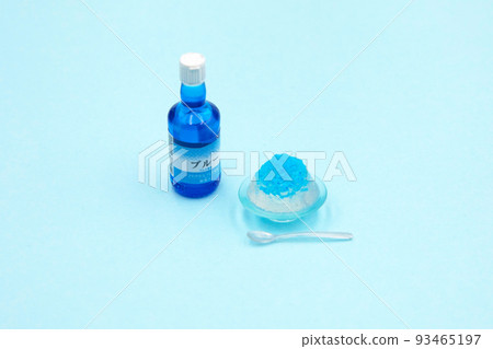 Shaved ice and syrup image Shaved ice and syrup image 93465197