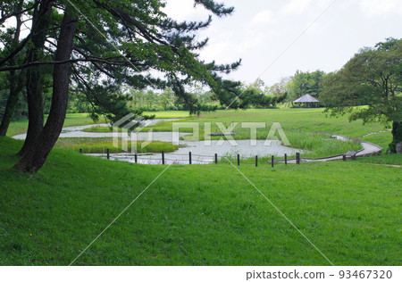 Scenery of Sanpe Himeto Pond Scenery of Sanpe Himeto Pond 93467320
