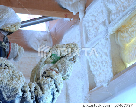 Residential spraying insulation urethane foam 01 93467787