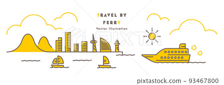 乘船旅行的插圖 93467800