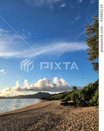 沖繩島石垣島田巴加海灘的早晨 沖繩島石垣島田巴加海灘的早晨 93468210