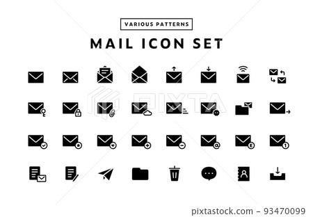 Email, Open Mail, New Email Icon Stock Illustration - Illustration