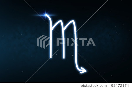 scorpio sign of zodiac over night sky and stars scorpio sign of zodiac over night sky and stars 93472174
