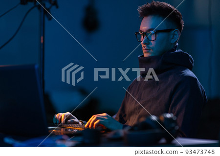 hacker using computer virus for cyber attack hacker using computer virus for cyber attack 93473748