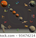 星座與宇宙融合 93474214