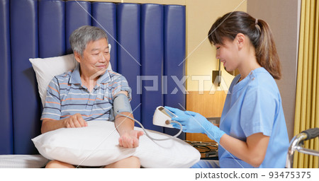 Senior home healthcare concept 93475375