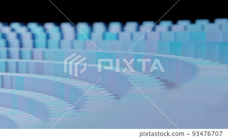 CG block spirally arranged cubes CG block spirally arranged cubes 93476707