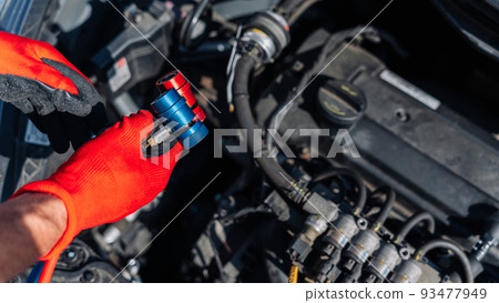 Car condition air ac repair service. Check automotive vehicle conditioning system and refill automobile ac compressor. Auto car conditioner repair. Car condition air ac repair service. Check automotive vehicle conditioning system and refill automobile ac compressor. Auto car conditioner repair. 93477949
