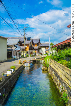 滋賀縣井場水鄉周邊的街景 滋賀縣井場水鄉周邊的街景 93478111