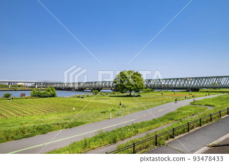 Scenery of Arakawa Riverbed and Hirai Sports Park Scenery of Arakawa Riverbed and Hirai Sports Park 93478433