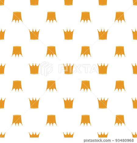 Vector seamless pattern with crowns in cartoon style. Can be used for textile, stationery, wallpaper, pattern fills, web background. Vector seamless pattern with crowns in cartoon style. Can be used for textile, stationery, wallpaper, pattern fills, web background. 93480968