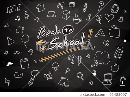 學校的大黑板含有多種白線圖案 學校的大黑板含有多種白線圖案 93483097