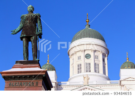 Alexander II sculpture and Helsinki Cathedral Alexander II sculpture and Helsinki Cathedral 93484655