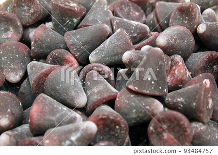 Close up of cuberdon candies Close up of cuberdon candies 93484757