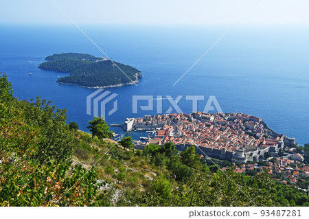 Dubrovnik, a World Heritage Site in Croatia 93487281