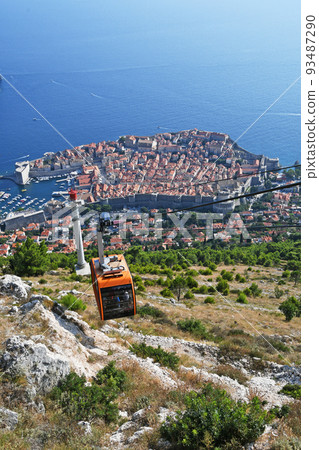 Dubrovnik, a World Heritage Site in Croatia 93487290