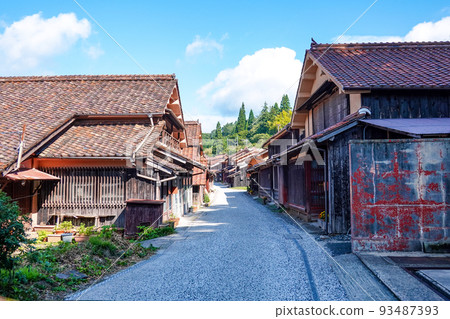 被選為重文物建築地區的美麗的富貴屋街景（岡山縣高橋市） 93487393