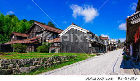 被選為重文物建築地區的美麗的富貴屋街景（岡山縣高橋市） 93487399
