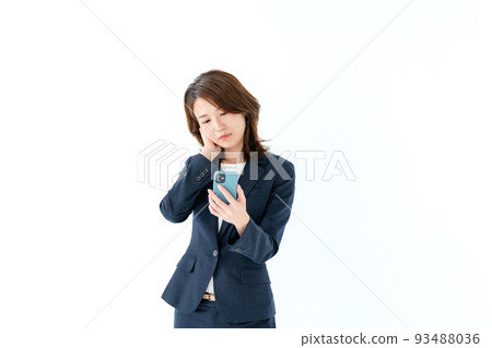 Business smartphone woman Business smartphone woman 93488036