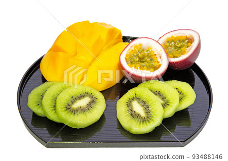 Three kinds of tropical fruits 93488146