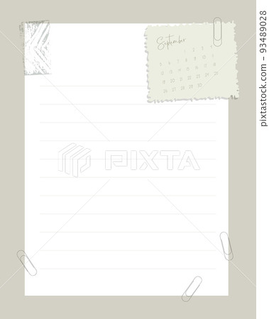 Reminders Calendar September 2022, template, list, blank, stamp, scrapbooking, plans, vintage. 93489028