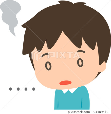 absent-minded and absent-minded young man - Stock Illustration ...