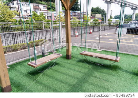 Keio Asobi no Mori HUGHUG Bouken no Mori Bench 京王動物園線 東京日野市 93489754