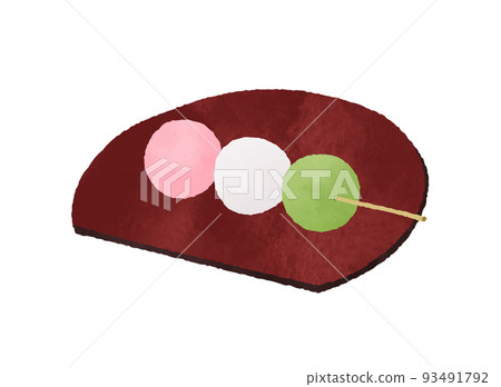 三色餃子 93491792