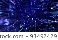 Cyber digital space IA3 drawn with glowing lines 93492429