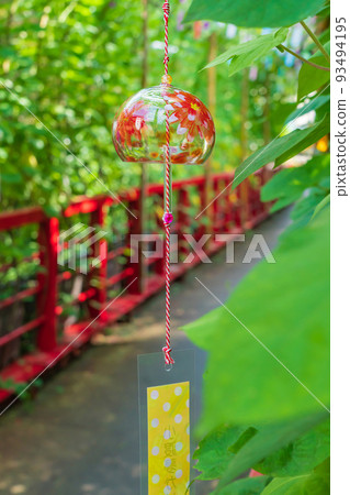 大堂夢掛風鈴，風鈴的聲音迴盪在山村<愛知縣豐田市> 93494195
