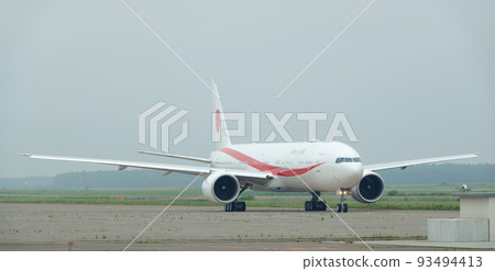 政府飛機 B-777 從千歲空軍基地起飛 93494413