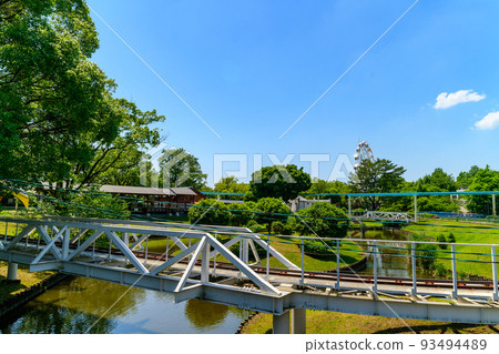 Beautiful fresh green scenery against the spring sky "Kumamoto Flower and Green Exposition Venue Scene" Kumamoto Zoo and Botanical Garden 2022 (Spring) Beautiful fresh green scenery against the spring sky "Kumamoto Flower and Green Exposition Venue Scene" Kumamoto Zoo and Botanical Garden 2022 (Spring) 93494489