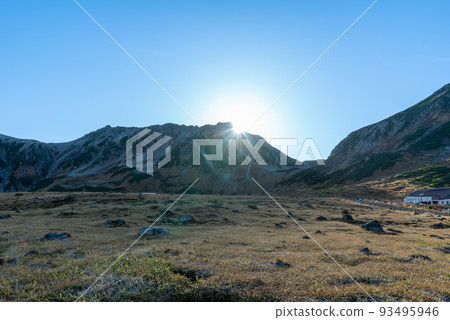 Toyama Prefecture Tateyama Kurobe Alpine Route Murodo's superb view Sunrise from Mt. Oyama Toyama Prefecture Tateyama Kurobe Alpine Route Murodo's superb view Sunrise from Mt. Oyama 93495946