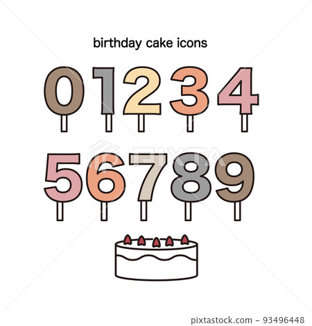 Children's birthday illustration 93496448