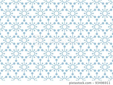 Abstract geometric pattern with lines, snowflakes.  93496911